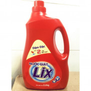 [PHÁ GIÁ] 3 can Nước giặt Lix 3,8kg đậm đặc giặt máy + giặt tay